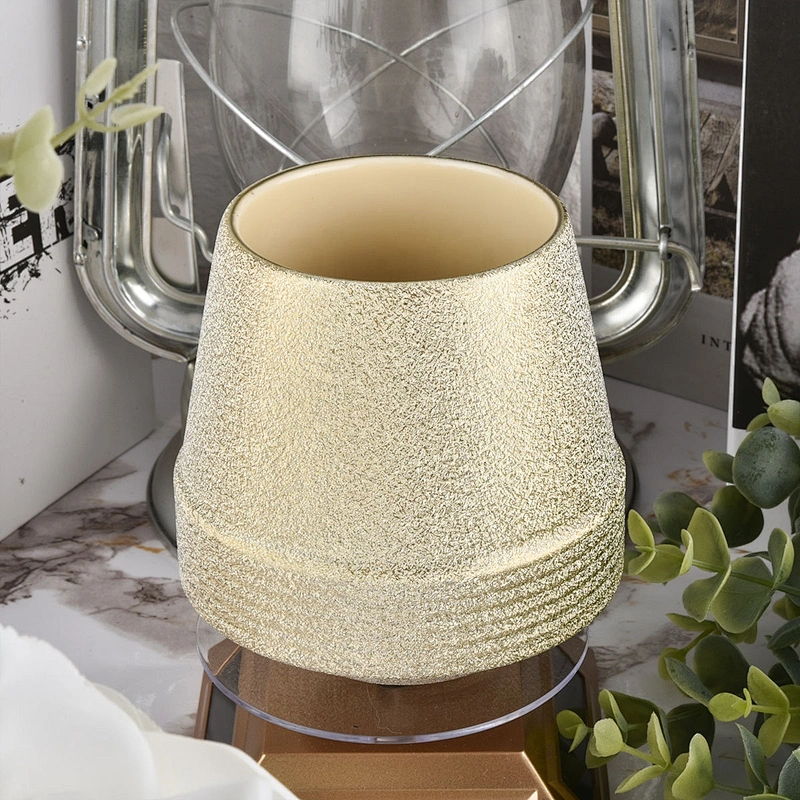 Unique fashionable ceramic candle bowls