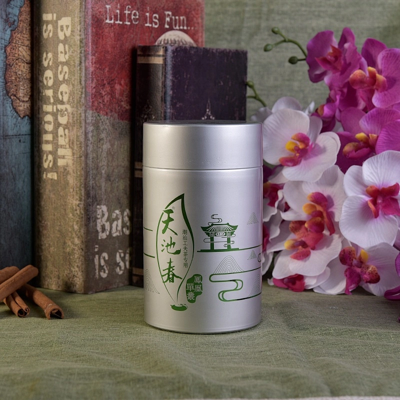 Luxury silver holder metal tea candle bottle with lid home decoration