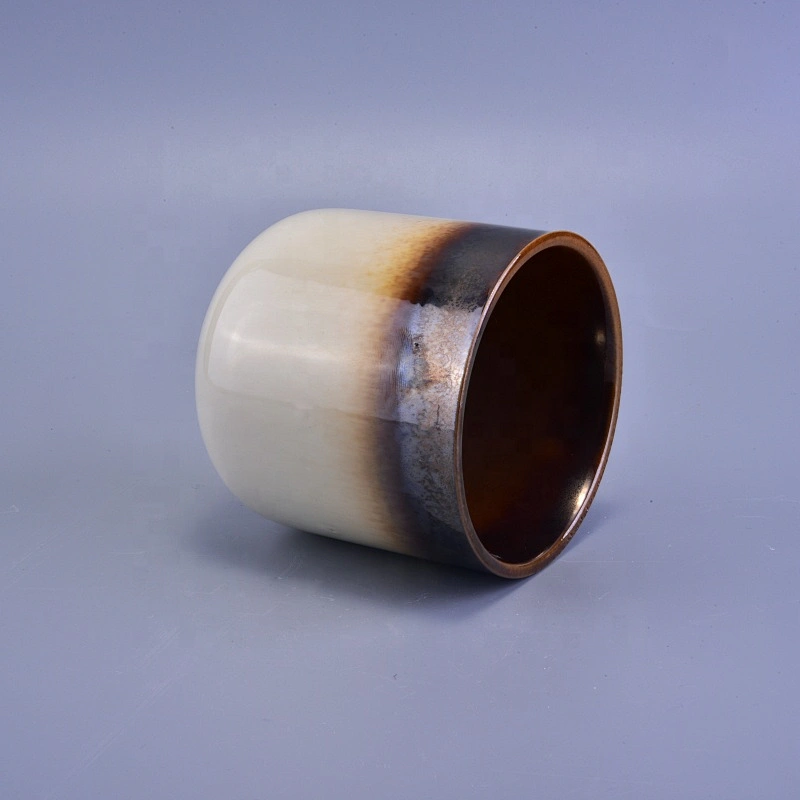 400ml Cylinder ceramic candle votive jar home decor