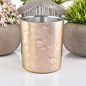 Customized cylinder candle vessel votive glass candles jars scented wedding decor wholesales