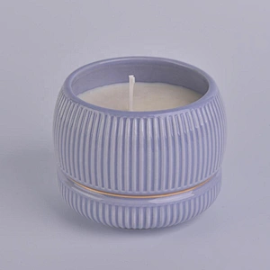 Wholesales scented tealight ceramic candle holder 10oz