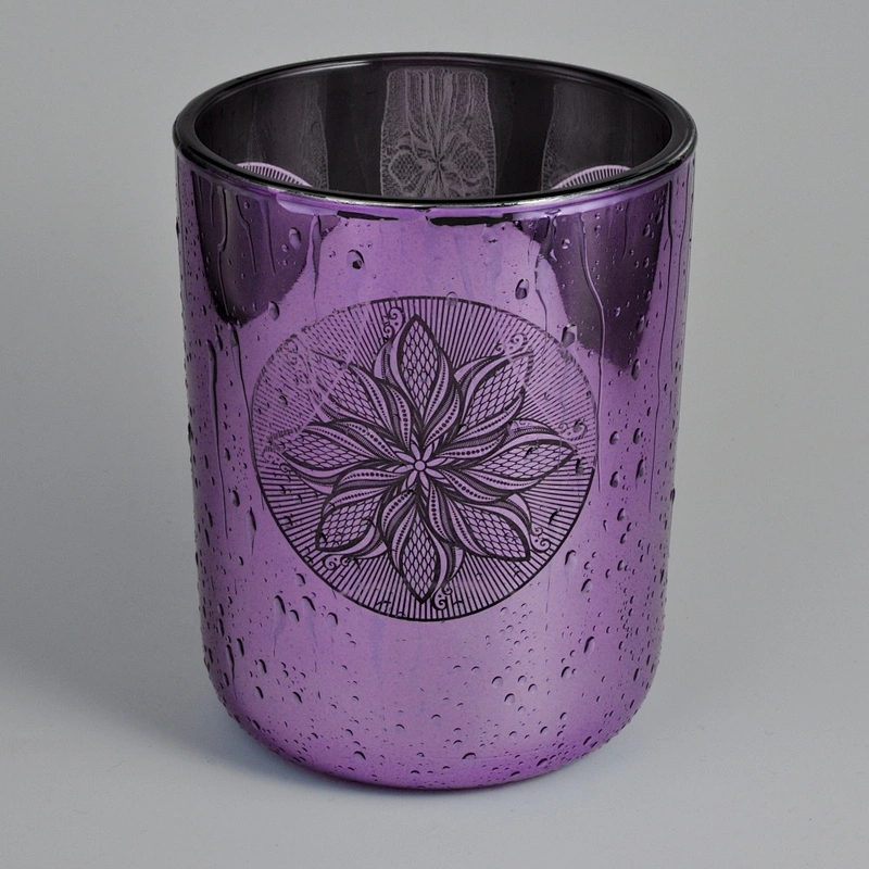 Wedding table centerpieces high Glass tealight candle jars