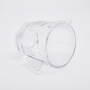 Engraving custom candle holder glass votive candle jars with handle home decoration wholesale