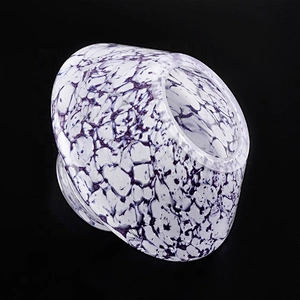 Luxury custom glass scented candle container wholesales