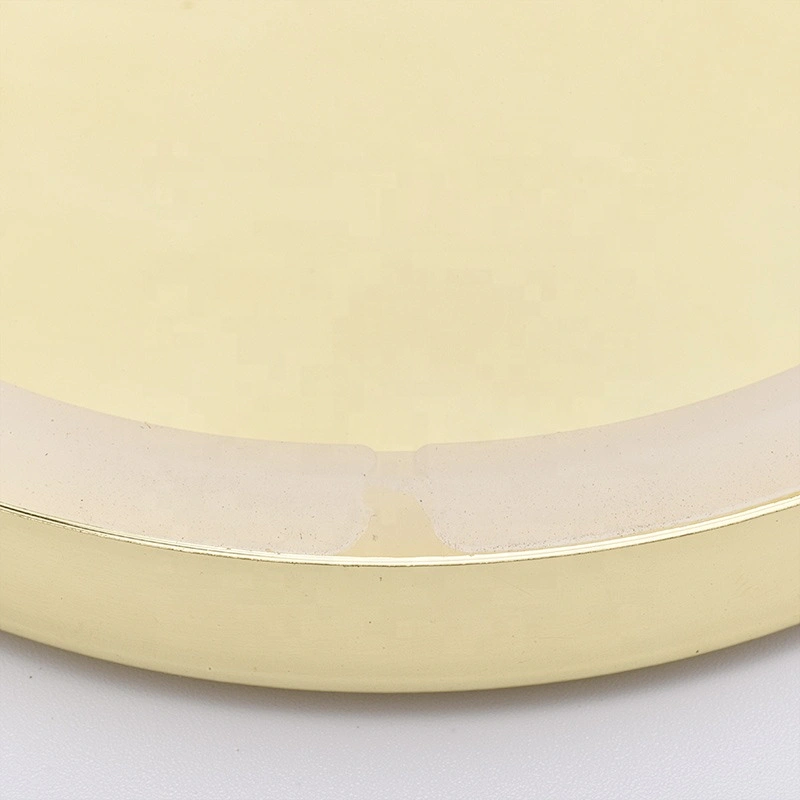 wholesales candle holder lid, gold lid for candle jars