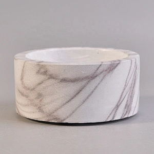 Hurricane concrete candle containers round candle vessel wholesales