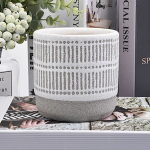 Restaurant ceramic candle containers rustic candle holder wholesales