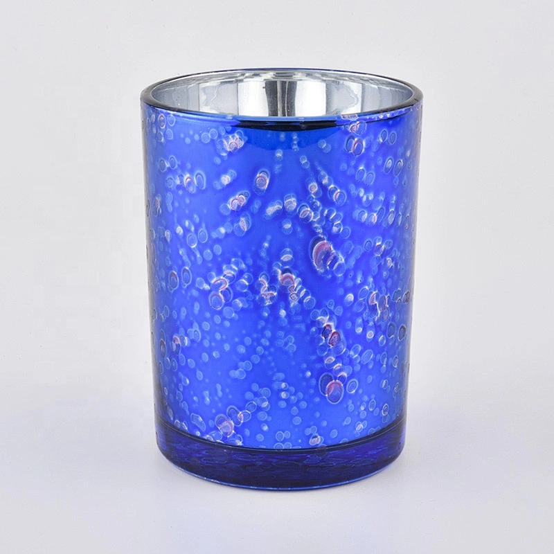 Customized decoration decorative glass candle jars for centerpieces for weddings