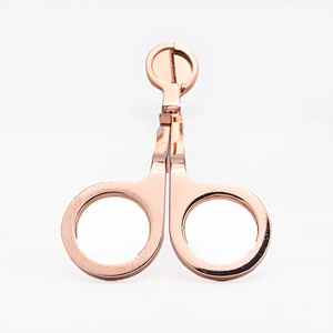Customized  logo candle wick trimmer rose gold wick trimmer wholesale