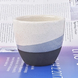 40ml Custom round ceramic candle cup  home decor