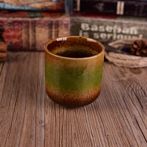 Customized ceramic candle containers iridescent scented candle holders 400ml