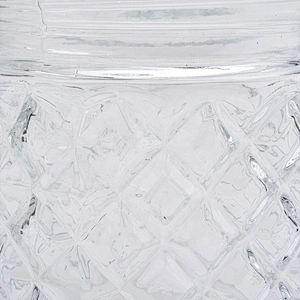 Clear engraving crystal candle holder votive glass candle jar home decorative