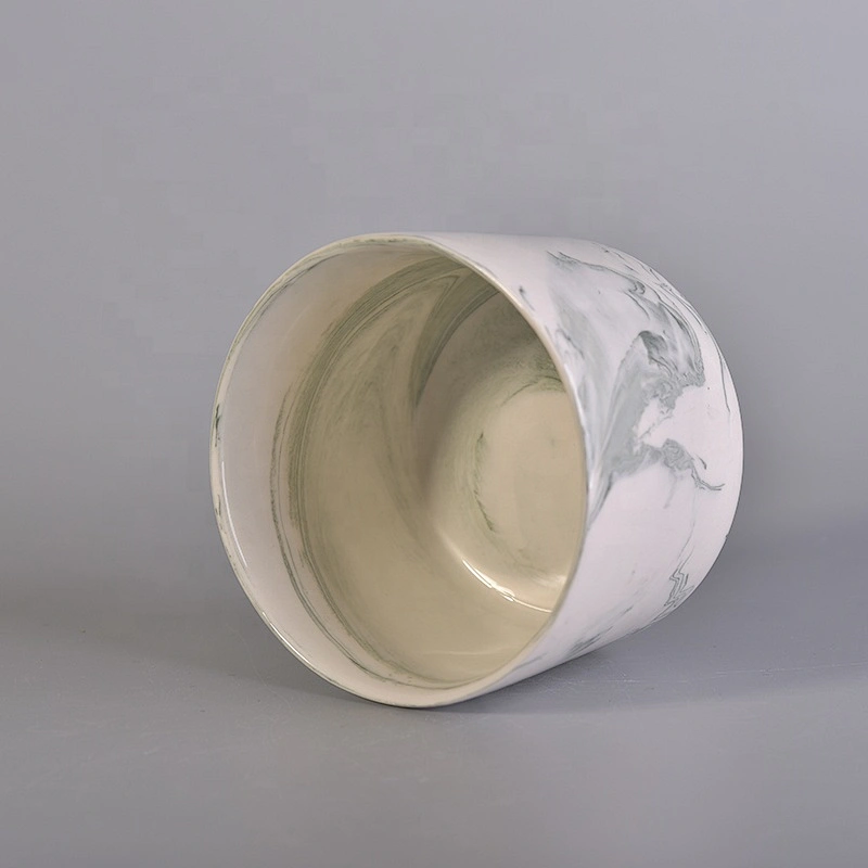 Cylinder votive ceramic candle container wholesales
