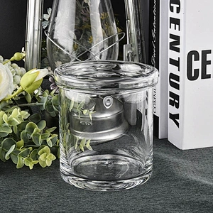 10oz 12oz Cylinder empty tealight Luxury glass candle jar