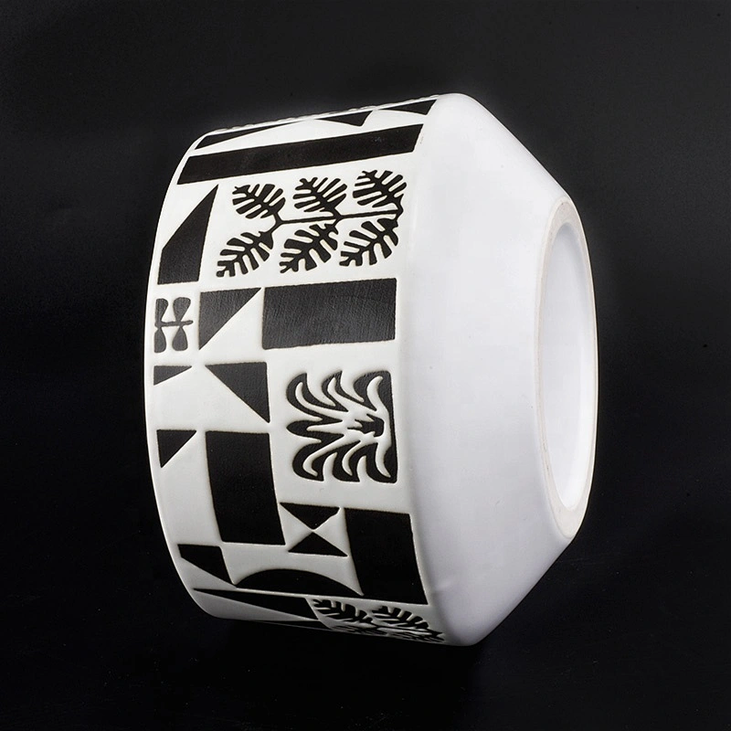 large ceramic candle containers for 3 wicks