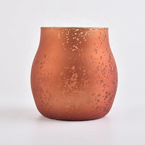 Hand made matte luxury candle glass holder containers 10oz 20oz