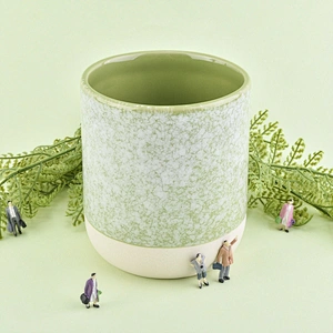 Wholesales Sunny design cylinder matte votive ceramic candle jars
