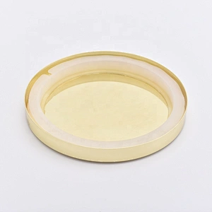 wholesales candle holder lid, gold lid for candle jars