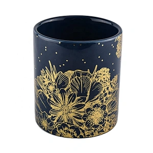 customized ceramic candle jars for home decoration