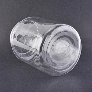 850ml Transparent candle jar pillar glass candle container home decor