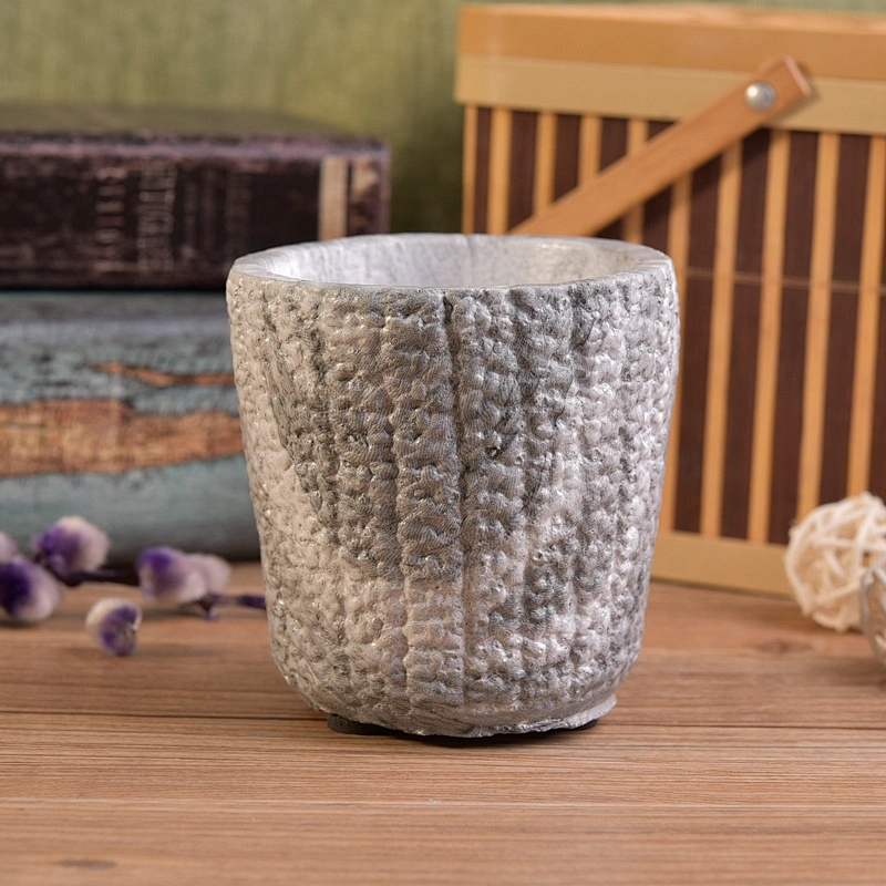 Custom concrete candle jar wholesales