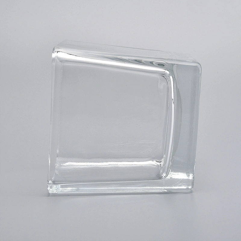 glass jars for candle making, 580ml square glass candle vessel