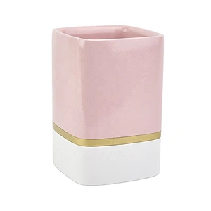 PU coating concrete candle containers