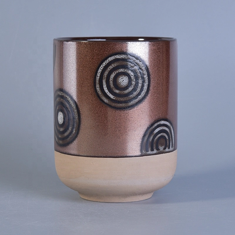 Personalized handmade porcelain ceramic candle containers tealight scented candle holders making supplies