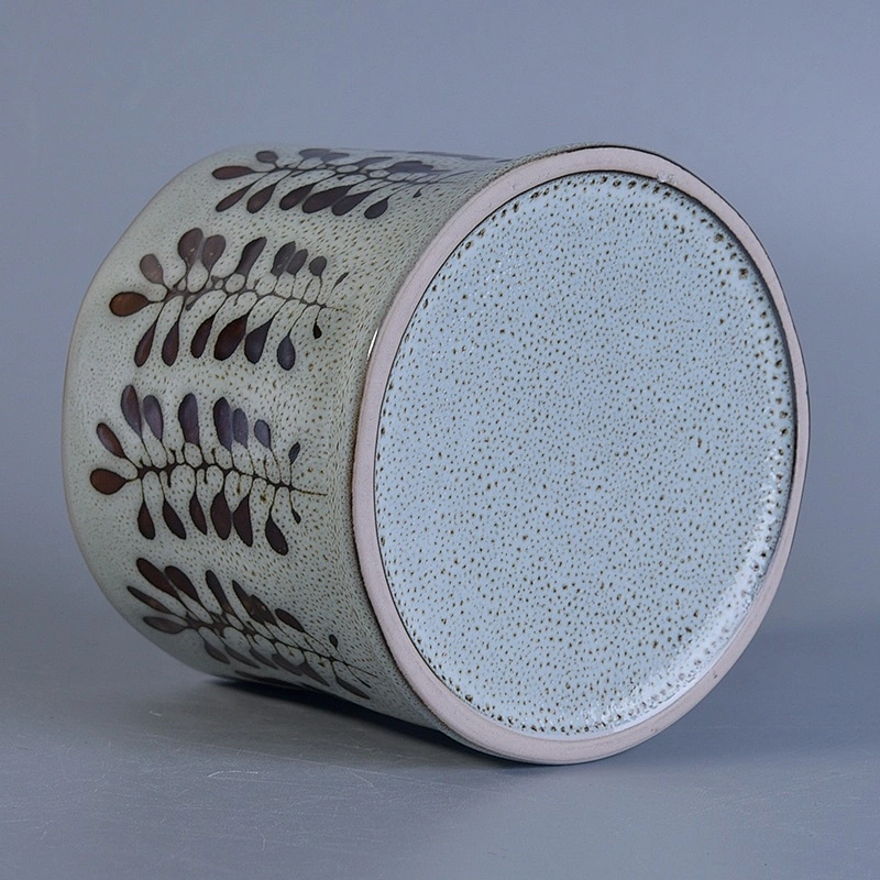Luxury ceramic candle jars votive candle tin wedding centerpieces