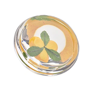 Custom crystal glass lids for candle holder supplier