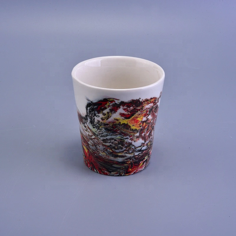 300ml Antique ceramic candle jar customized wholesales