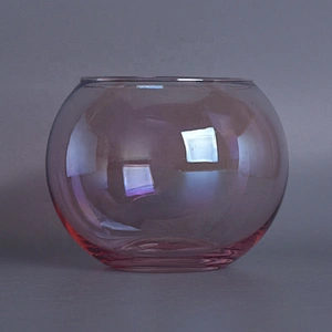 Transparent Glass Candle containers candle Holder home Decor wholesales
