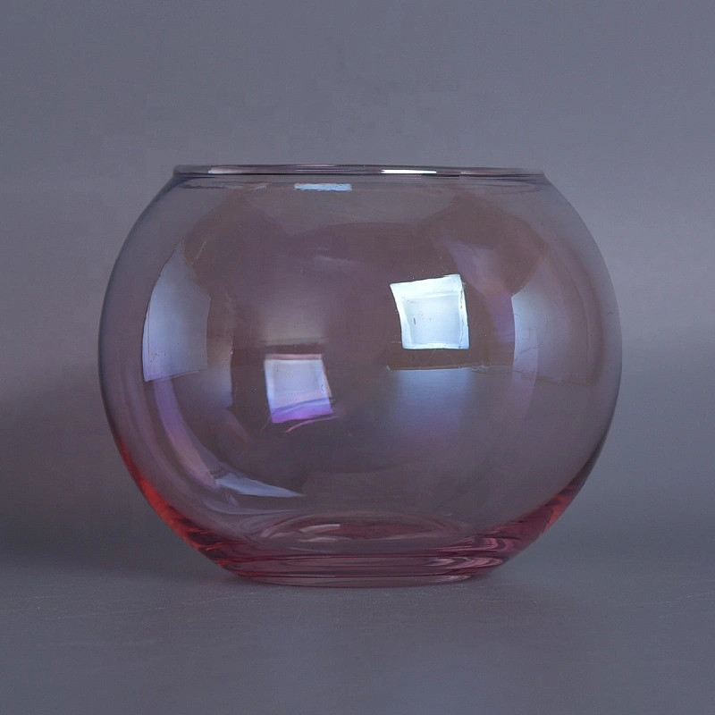 Transparent Glass Candle containers candle Holder home Decor wholesales