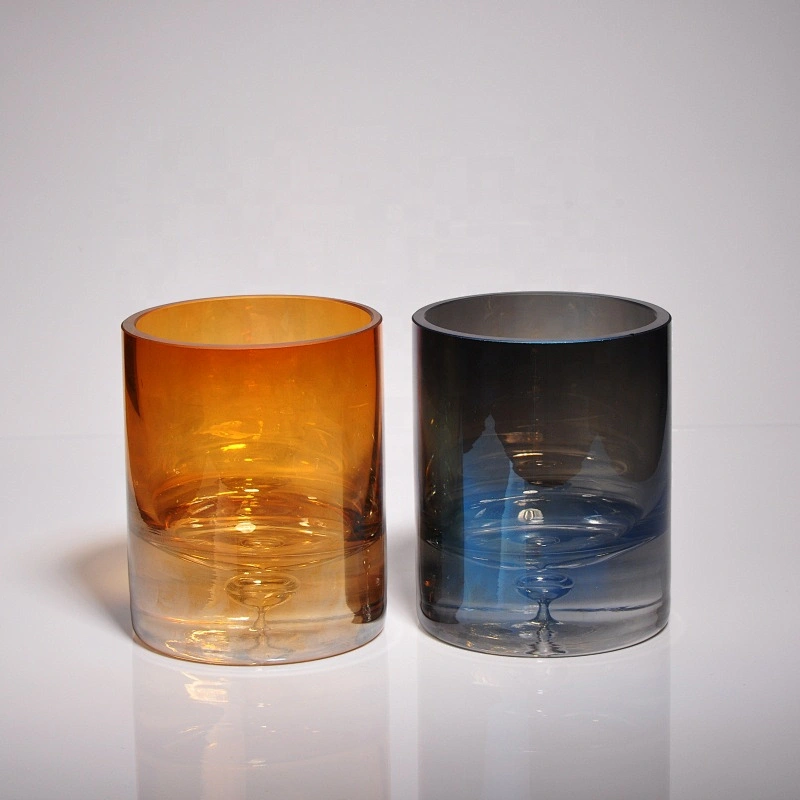 Wholesales luxury crystal glass candle jar 8oz 10oz