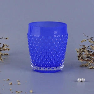 Wedding table luxury bubble glass candle holder