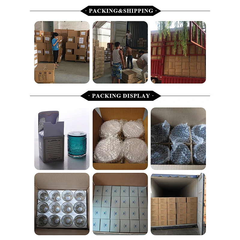 Transfer printing glass candle holders