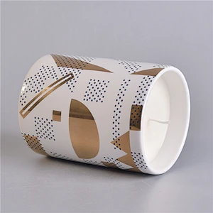 Sunny Glassware design ceramic candle holder for home fragrance