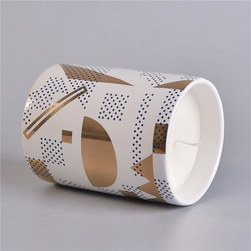 Sunny Glassware design ceramic candle holder for home fragrance