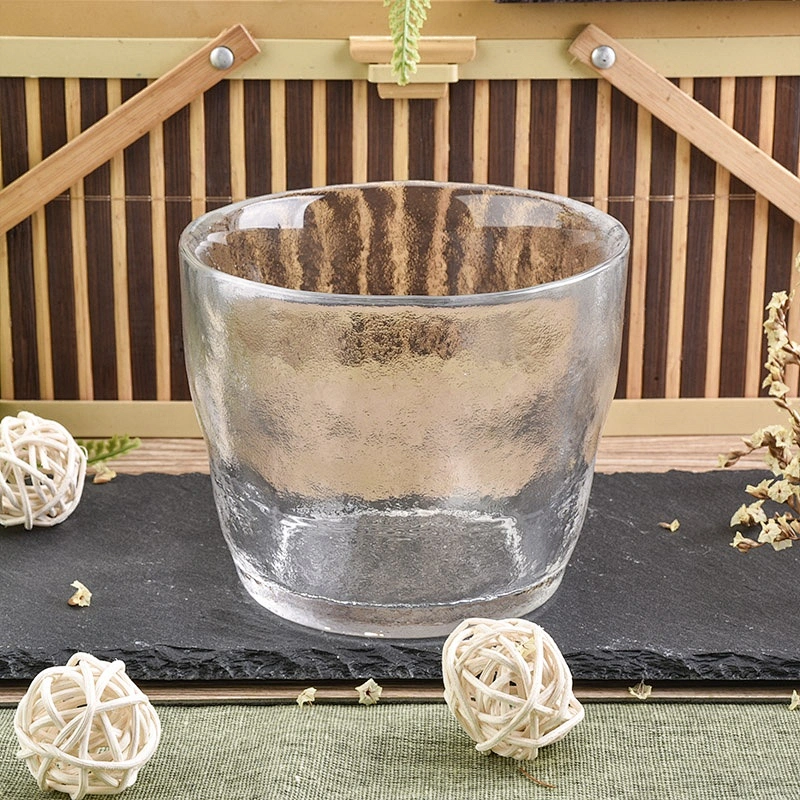 Clear logo printing candle cup tea light glass candle jars in bulk