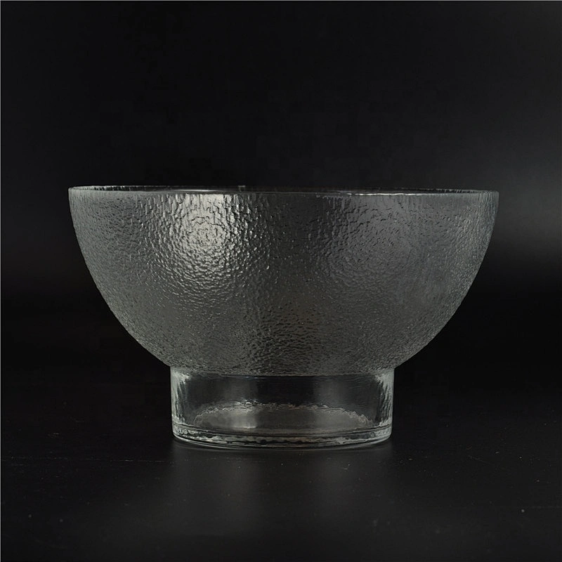 Footed matt glass candle holders home decoration wholesale