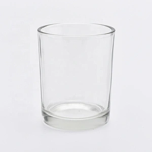 Popular Classic clear tealight glass candle jars 8oz 10oz