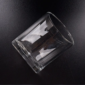 Clear Glass candle tumbler home Decor