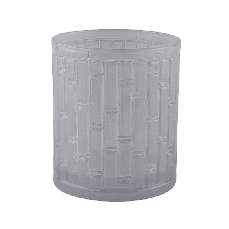 Sunny cylinder frosted candle jars glass containers wholesales
