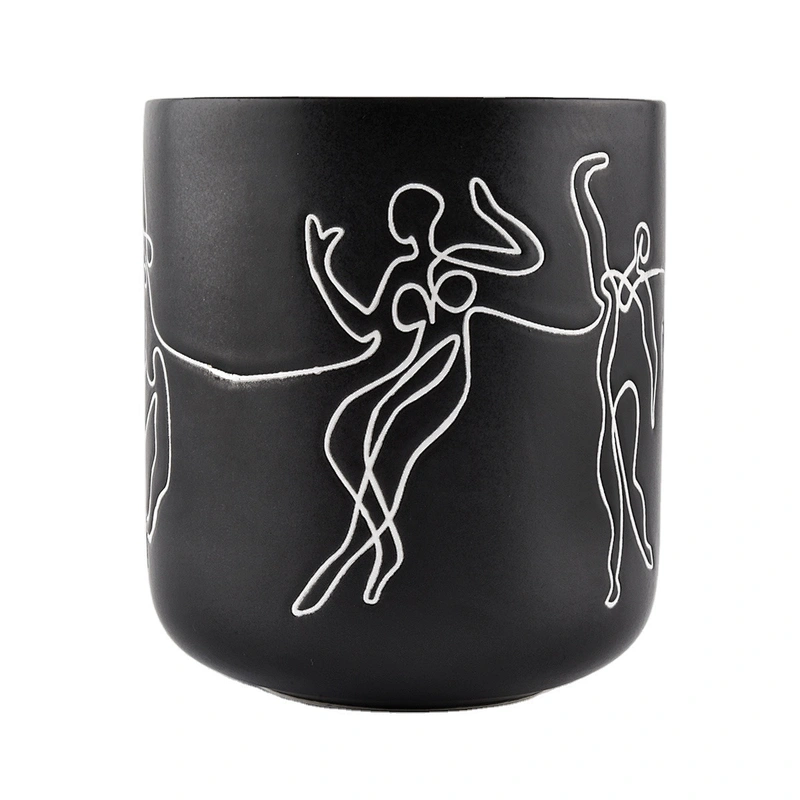 customized ceramic candle jars for luxury market