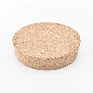 customized  lid for candle holder cork lid for customized size in bulk