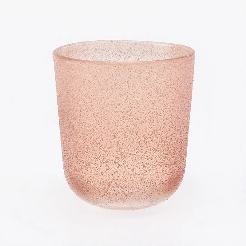 Round customized mercury candle container glass candle holder home decoration