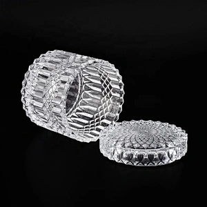 Antique embossed glass votive candle holder home decor wholesale