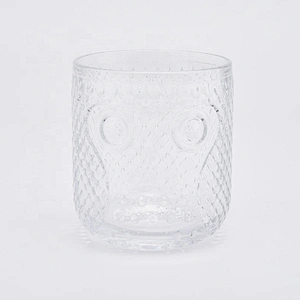 Customized engraving candle vessel votive glass candles jars scented bedroom decor wholesales