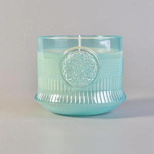 8oz New design Luxury customized crystal glass candle holder