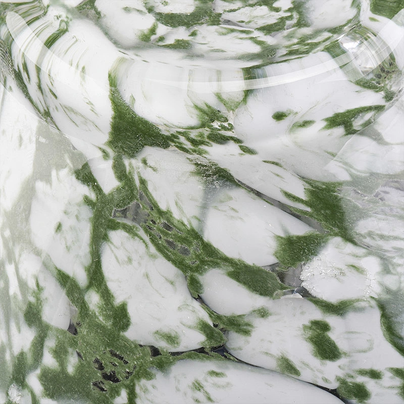 unique candle jars green glass candle jar glossy surface